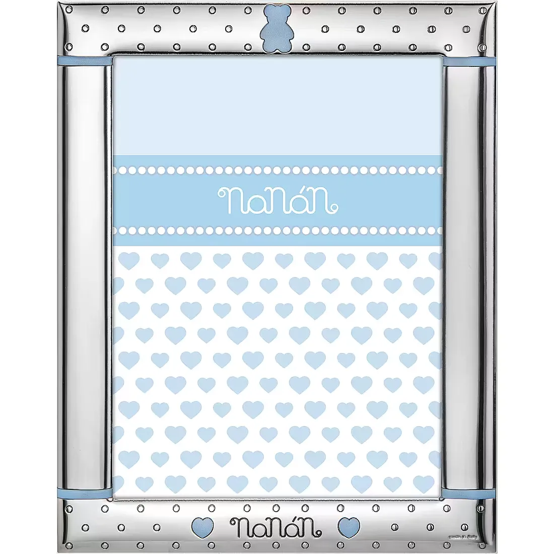 Portafoto Nanan 13x18 cm con Orsetto Azzurro