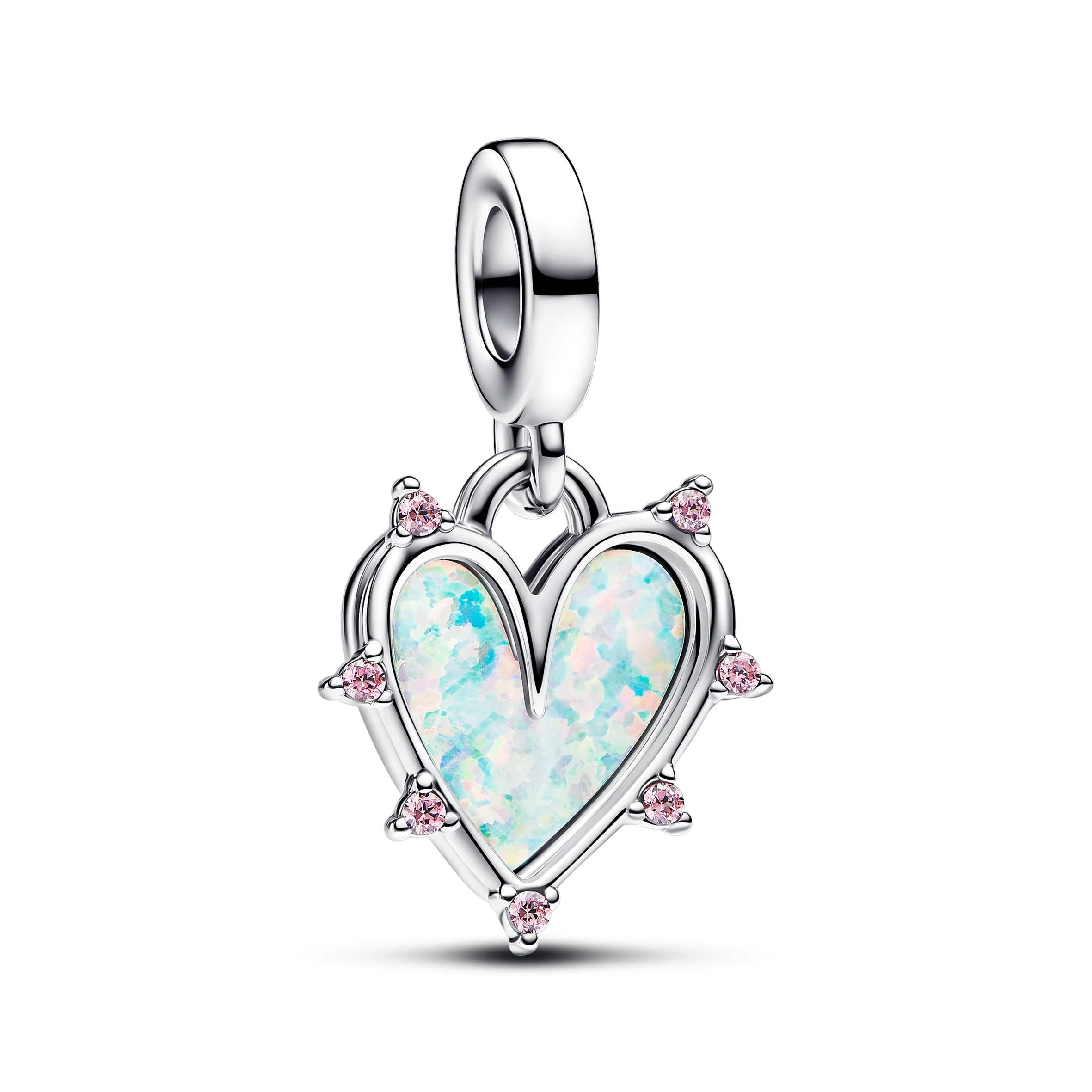 Charm Pendente Pandora Cuore Dell'amicizia Opale