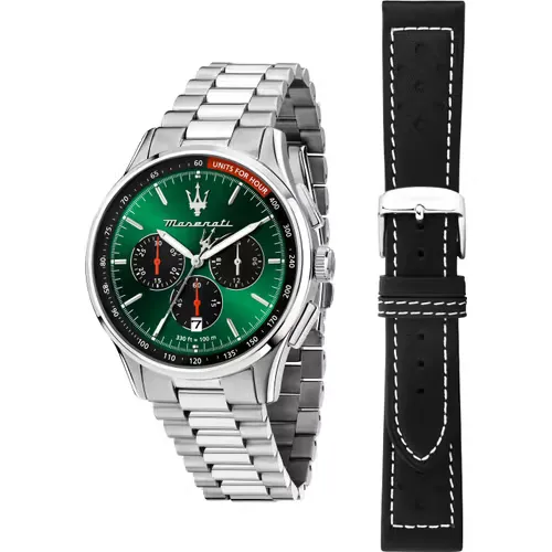 Orologio Uomo Maserati Sorpasso al Quarzo con Quadrante Verde 42 mm