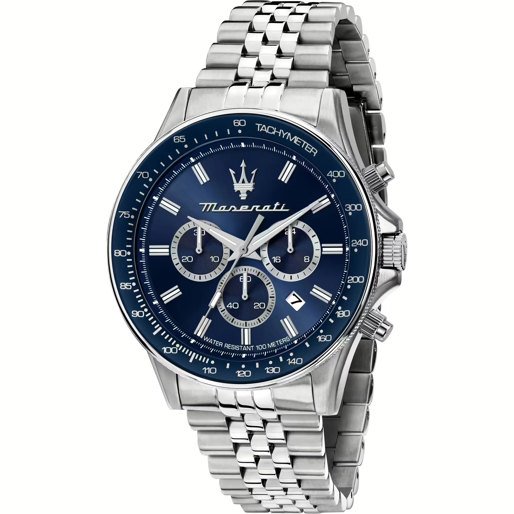Orologio Uomo Maserati Sfida con Quadrante Blu 44 mm