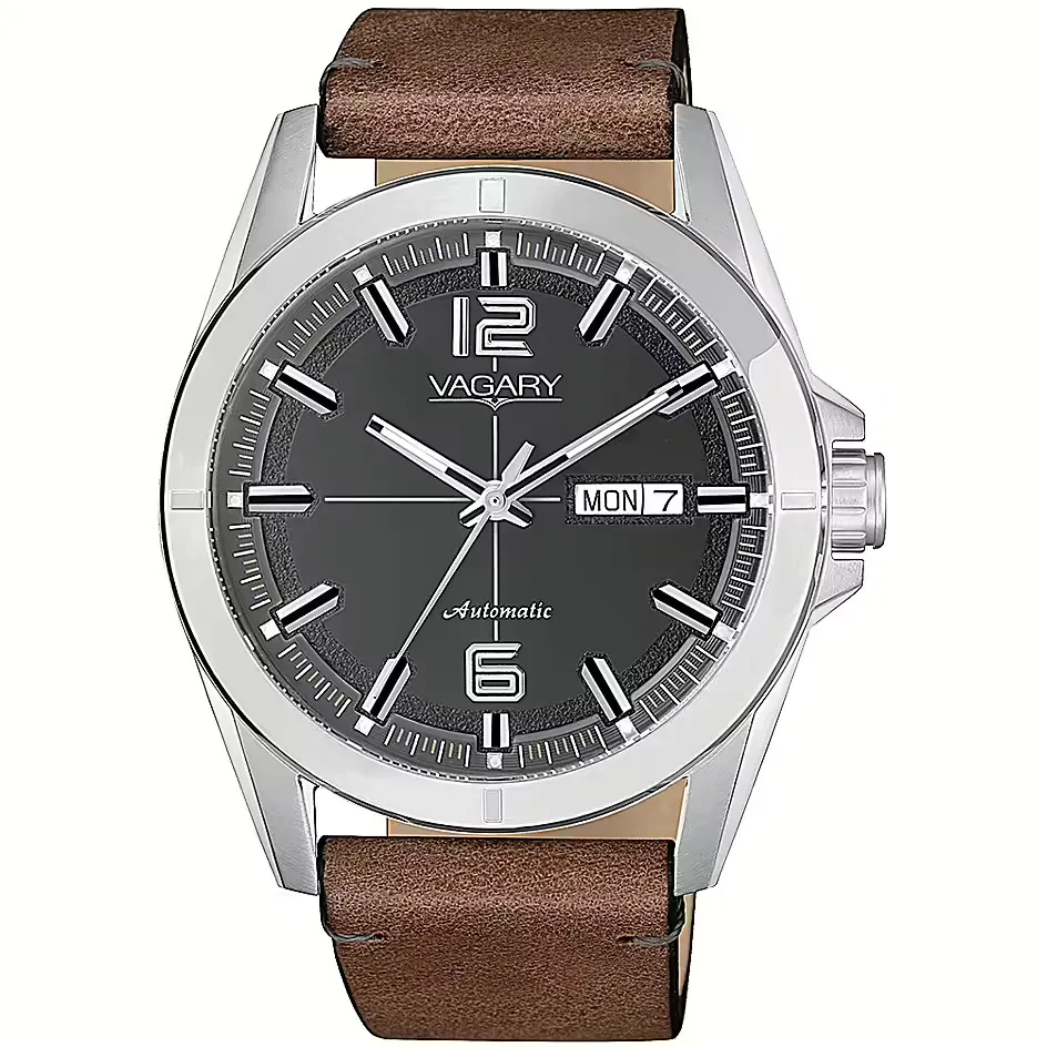 Orologio Uomo Vagary Gearmatic al Quarzo con Quadrante Silver 40 mm