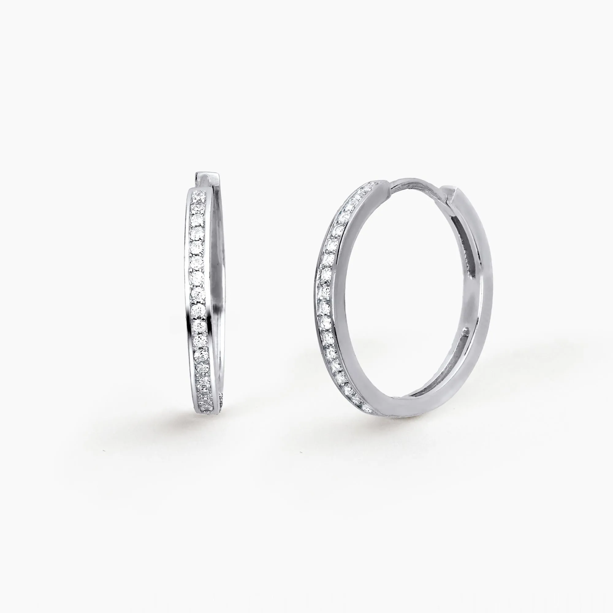 Orecchini a cerchio Mabina donna Zirconati