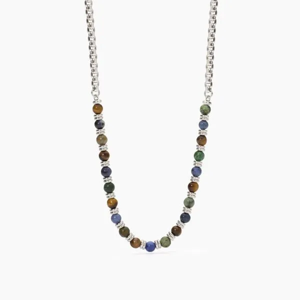 Collana 2Jewels uomo catena veneta e pietre