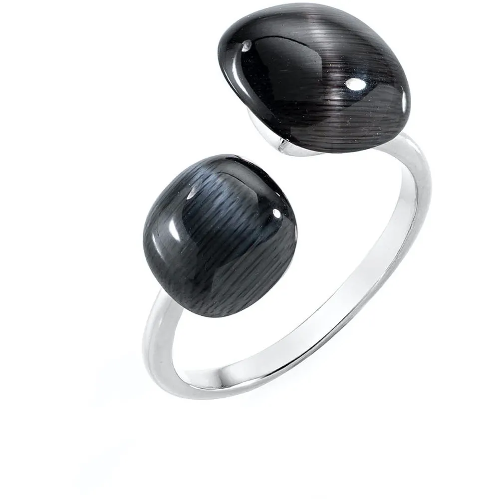 Anello Donna MORELLATO GEMMA SAKK33014 Argento 925% Occhio Gatto Misura 14 FIV