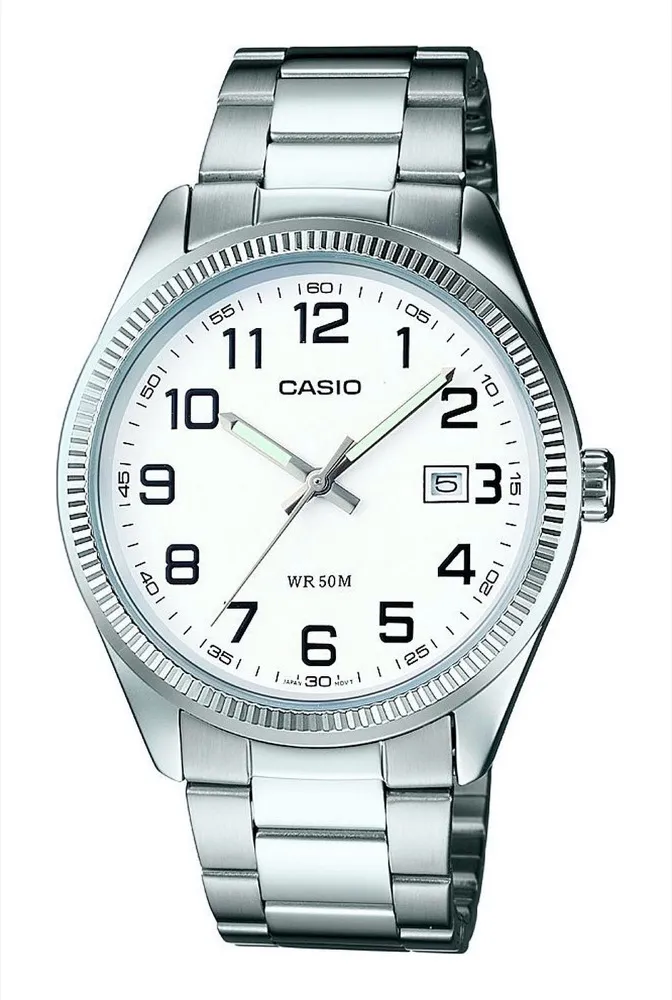 Orologio Donna CASIO LTP-1302D-7BVDF Bracciale Acciaio Bianco Classico Vintage