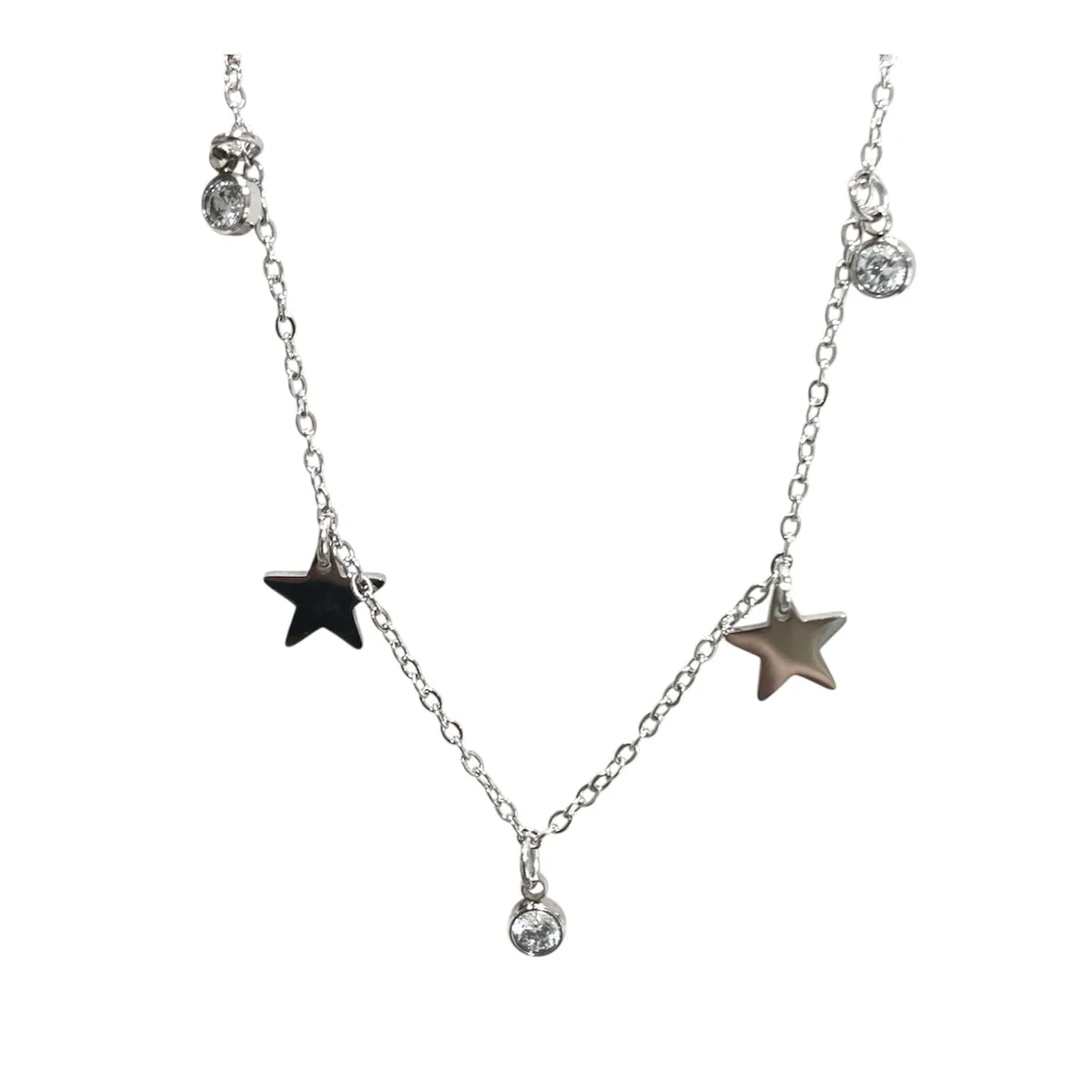 COLLANA STELLE E PUNTI LUCE
