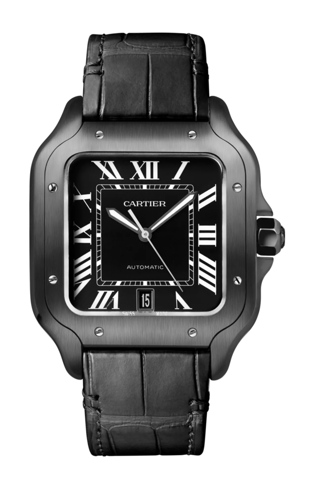 SANTOS DE CARTIER, MODELLO GRANDE, ACCIAIO, AUTOMATICO - WSSA0039