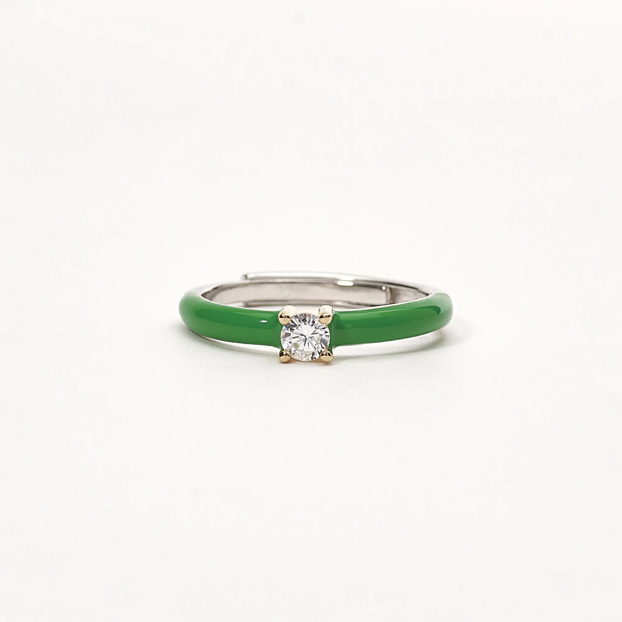 Anello Mabina donna Marshmallow Verde
