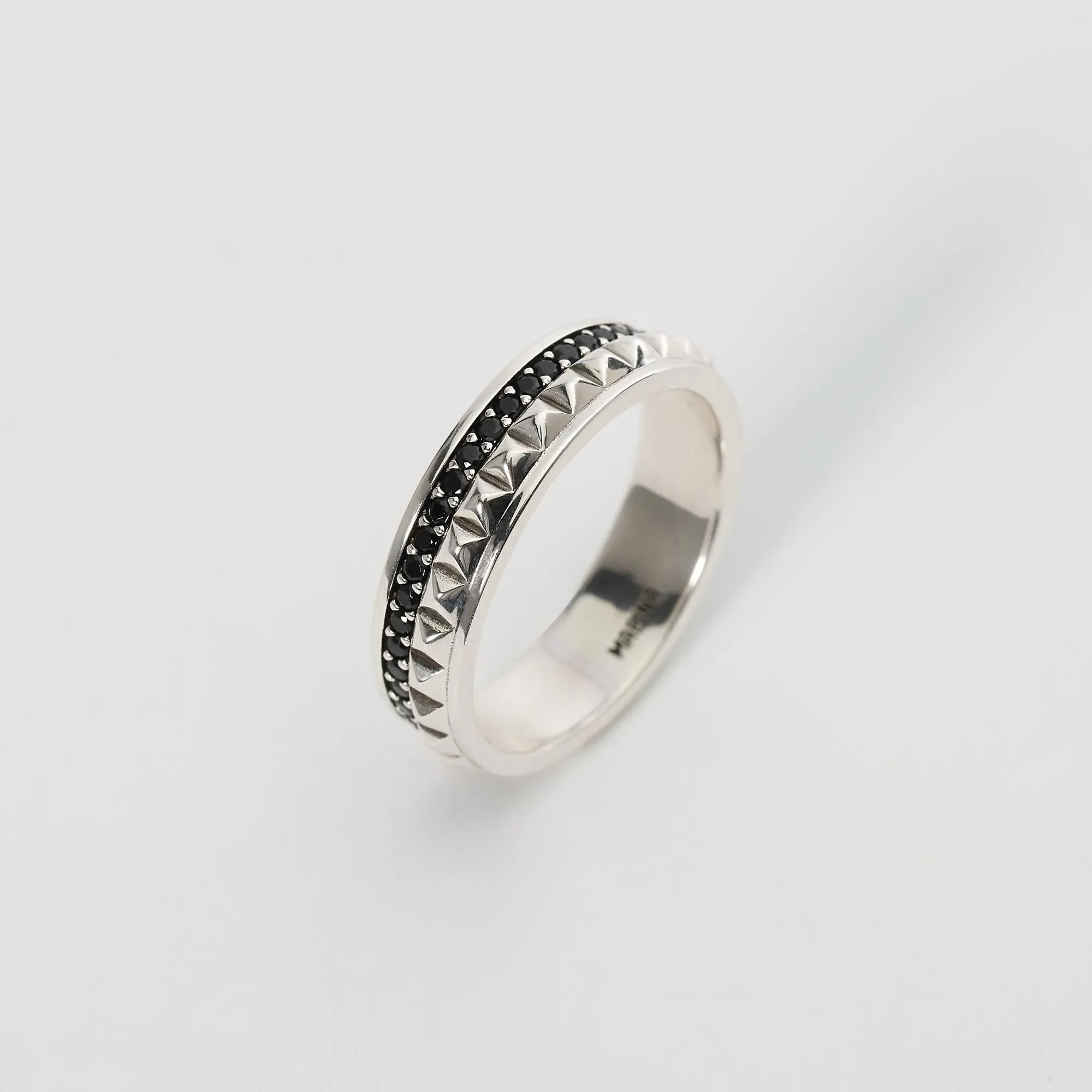 Anello Mabina Uomo Borchie