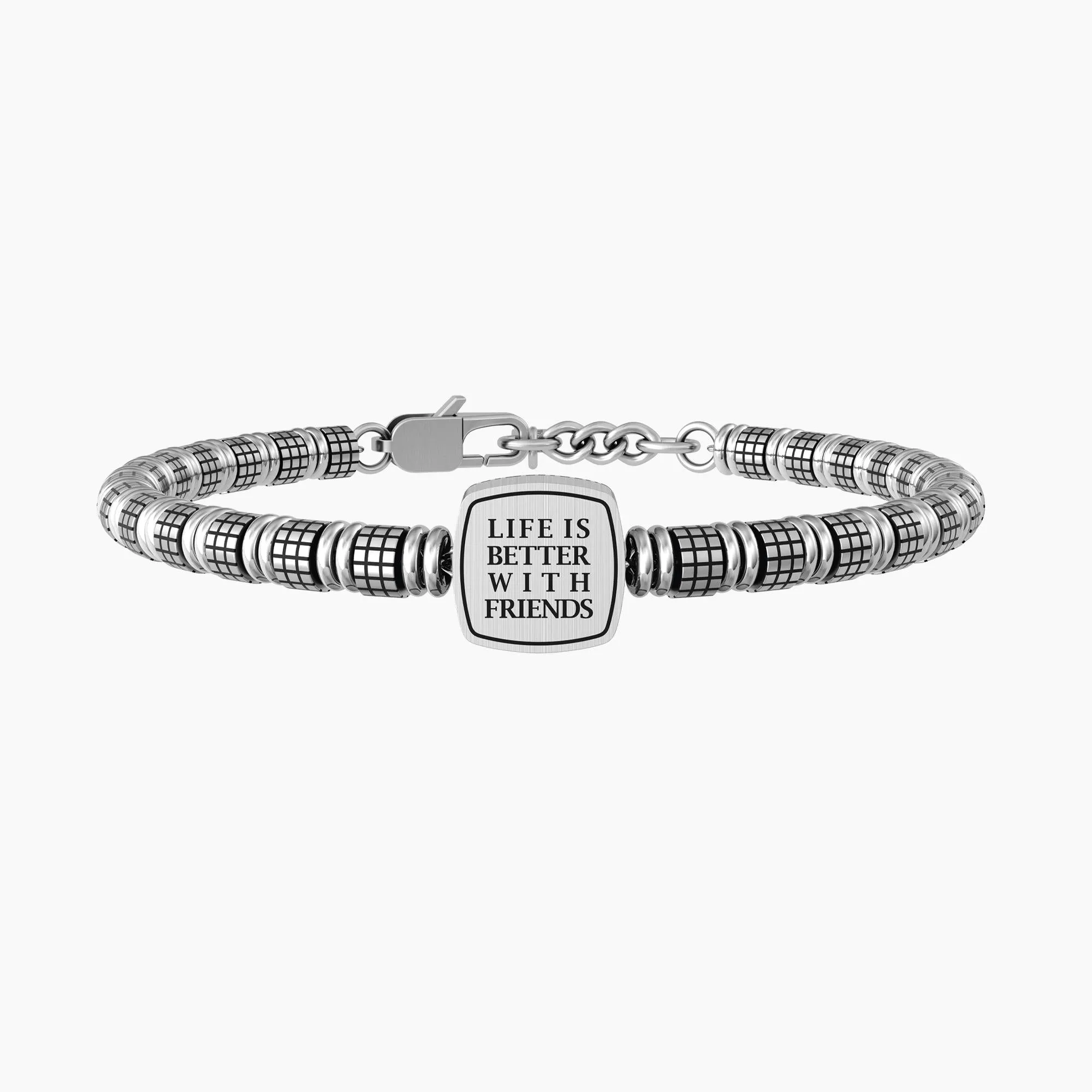 Bracciale Kidult uomo "Life is better with friends"
