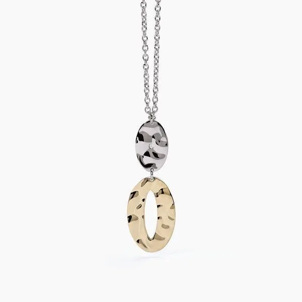 Girocollo in acciaio 316L e PVD Gold - 2Jewels Donna