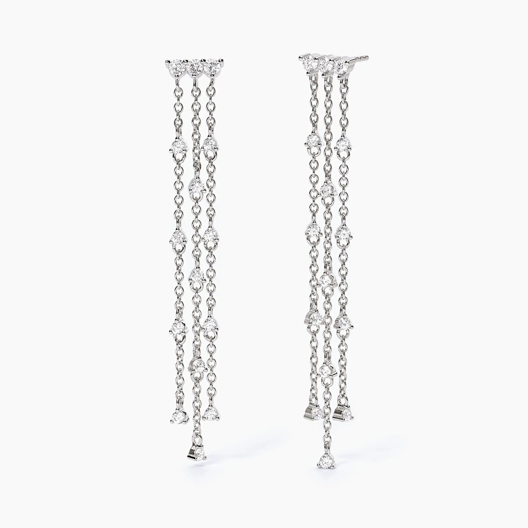 Orecchini pendenti Mabina donna Catenina e punti luce