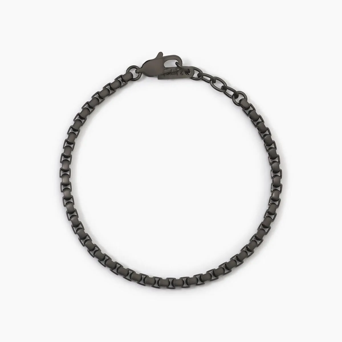Bracciale in acciaio 316L PVD Gunmetal Uomo 2JEWELS