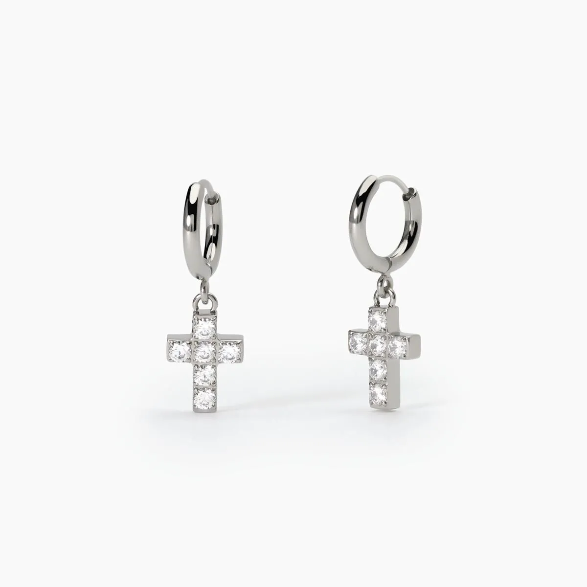 Orecchini in acciaio 316L zirconi Donna 2JEWELS