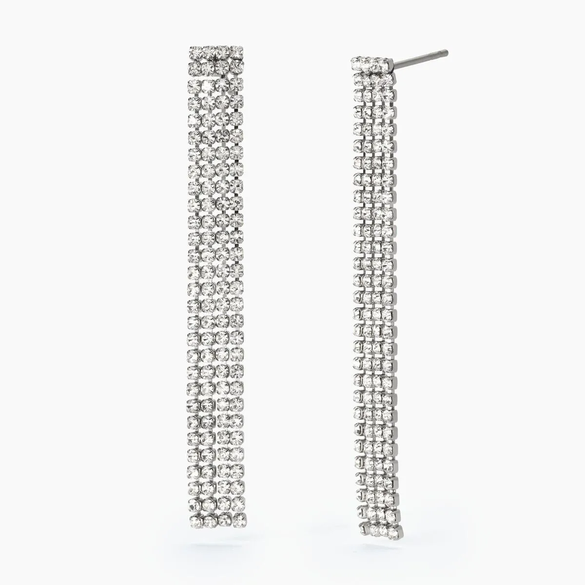 Orecchini in acciaio 316L cristalli Donna 2JEWELS