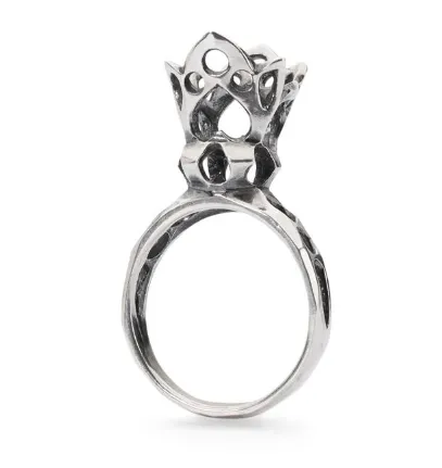 TROLLBEADS ANELLO REGINA DI CUORI