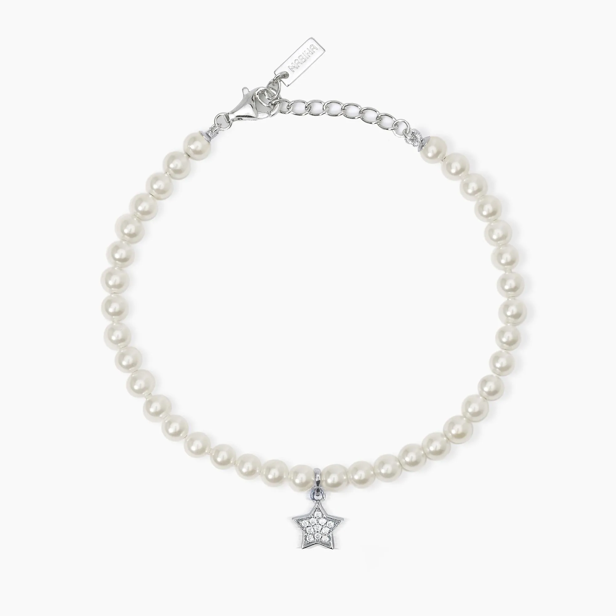 Bracciale Mabina donna Perle e stella