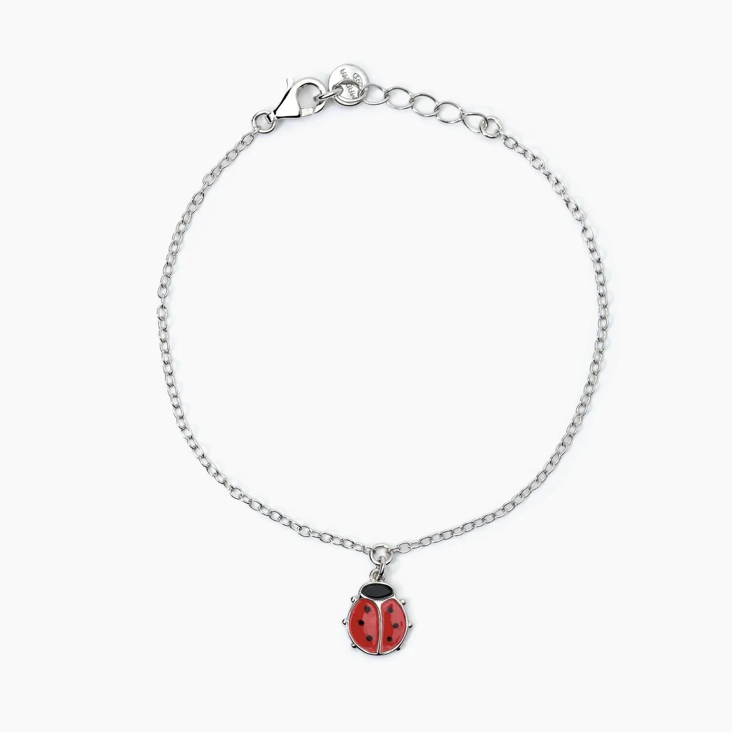 Bracciale in argento con coccinella FORTUNELLA Mabina Junior
