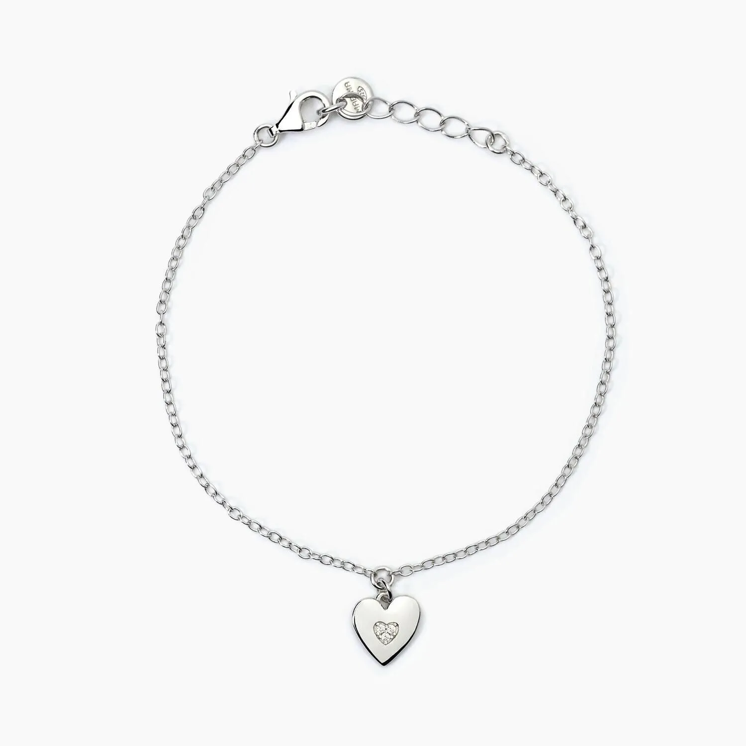 Bracciale in argento con cuoricino TVB Mabina Junior