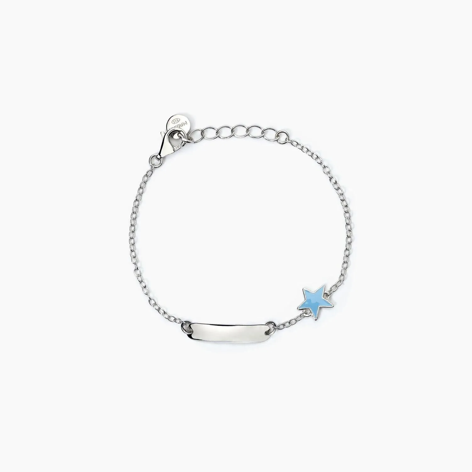 Bracciale personalizzabile in argento con stellina STAR Mabina Junior