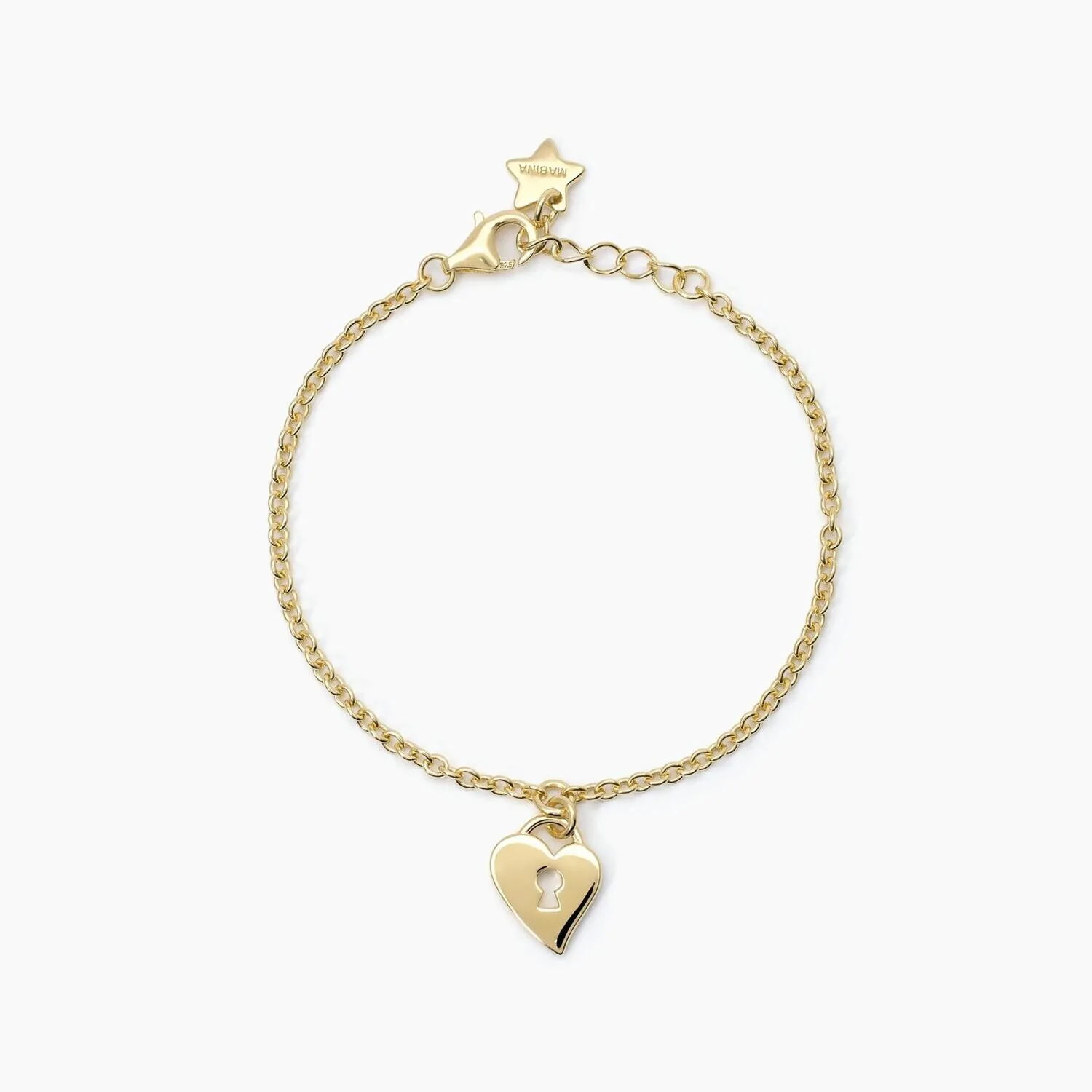 Bracciale con lucchetto CUORE SEGRETO Mabina Junior