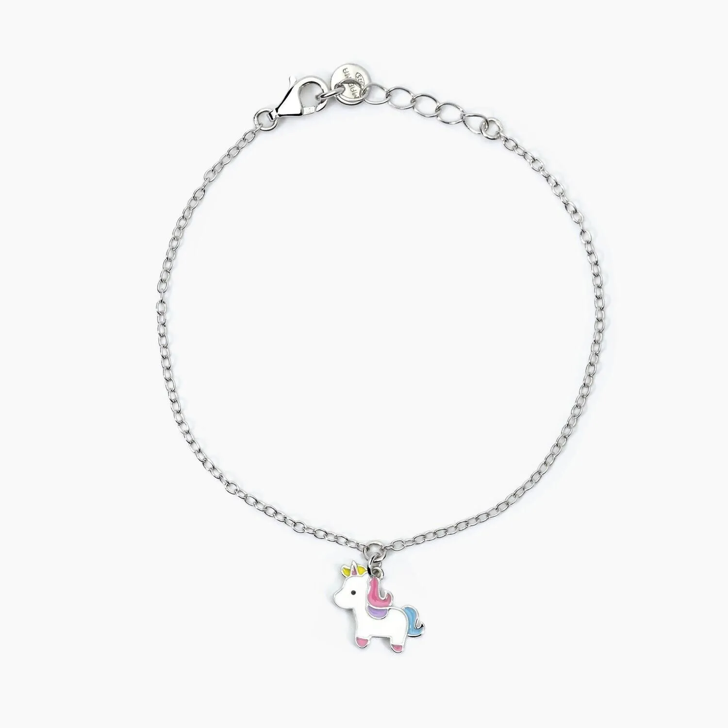 Bracciale in argento con unicorno UNICORNO MAGICO Mabina Junior