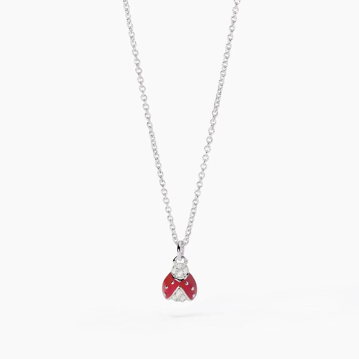 Girocollo con coccinella in zirconi Coccinelle Donna Mabina Gioielli