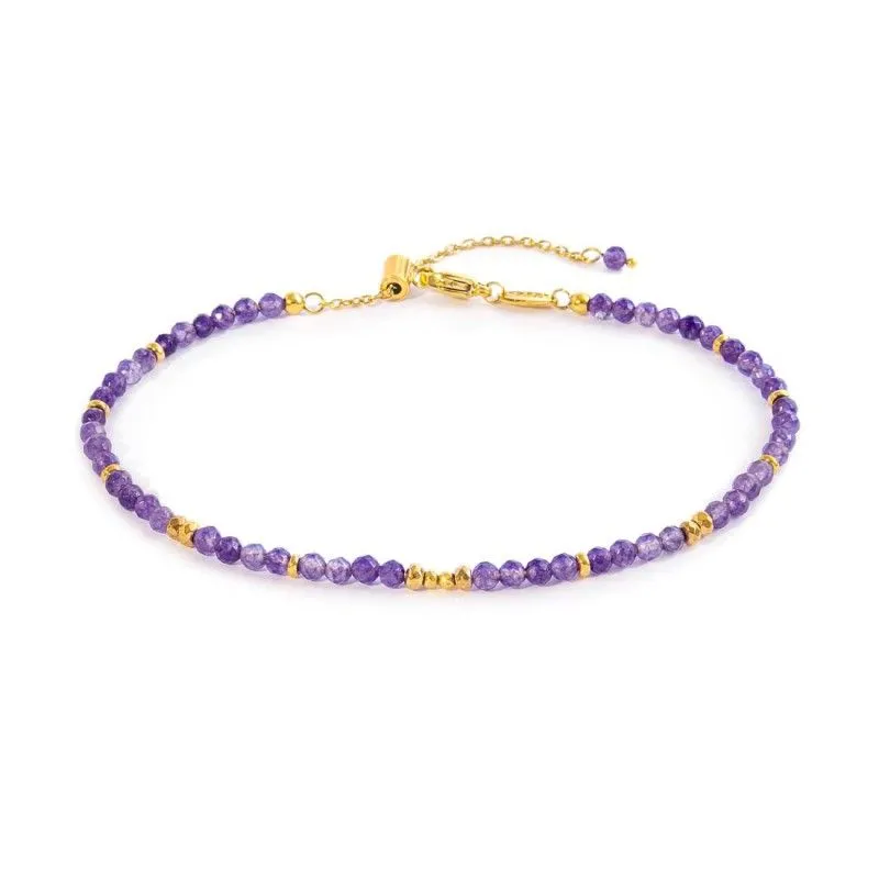 Cavigliera con agata colorata ed ematite Marlu' Donna