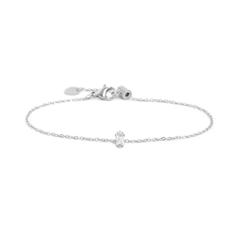 Bracciale con zircone baguette Marlu' Donna