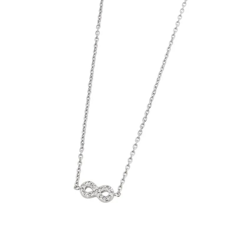 Collana infinito con cristalli MARLU