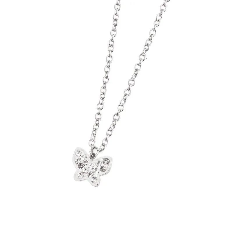 Collana farfalla con cristalli MARLU