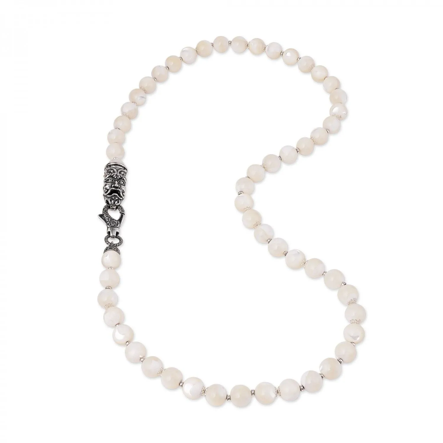 Collana Di Pietre Colorate Con Maschera - Gerardo Sacco