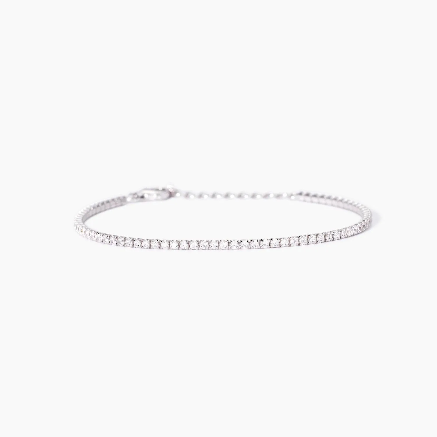 Bracciale tennis in argento con zirconi Mini Tennis Mabina Gioielli