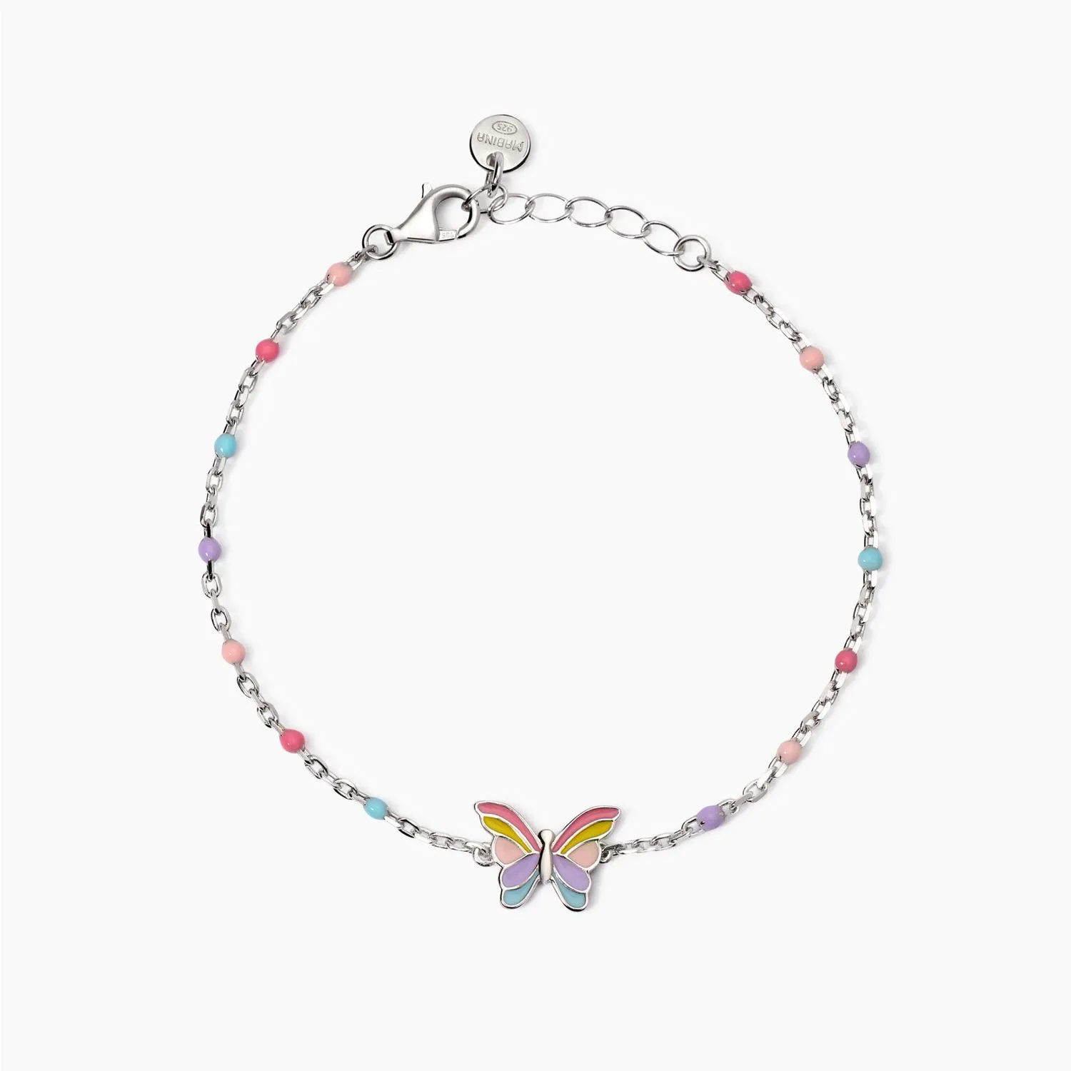 Bracciale con farfallina smaltata Butterfly Junior Mabina