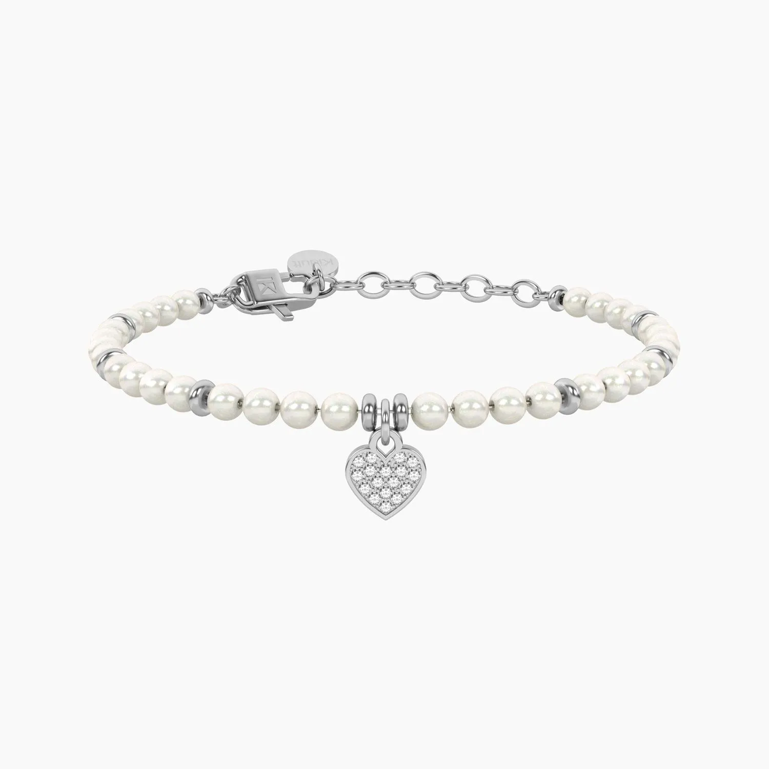 Bracciale con perle e cuore Cuore | mamma Kidult Cuore | mamma - Kidult