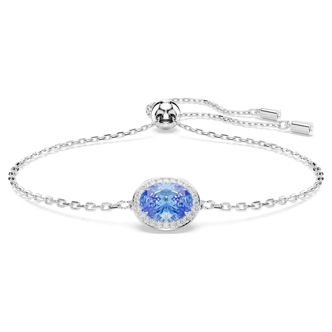 Braccialetto Una Angelic Taglio Oval Blu Swarovski