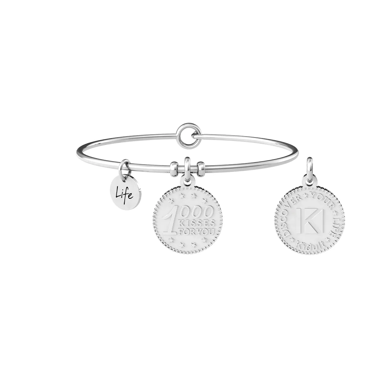 Bracciale Donna Kidult Rigido Love 1000 Kisses for You