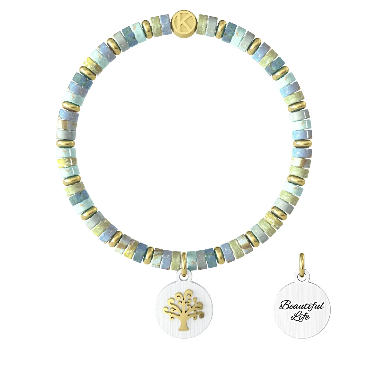 Bracciale Donna Kidult Elastico Nature Beatiful Life