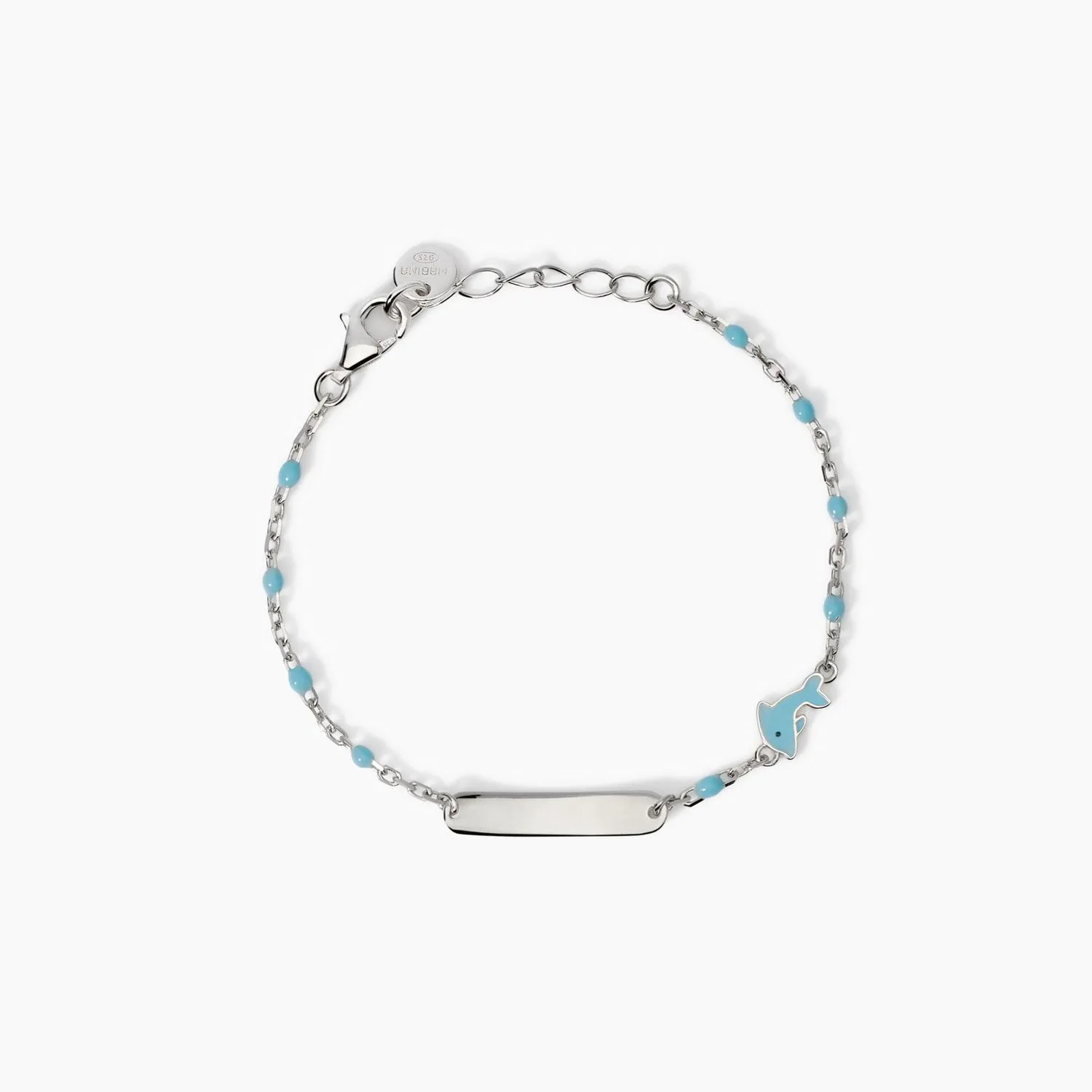 Bracciale personalizzabile con delfino Flipper-Tag Mabina