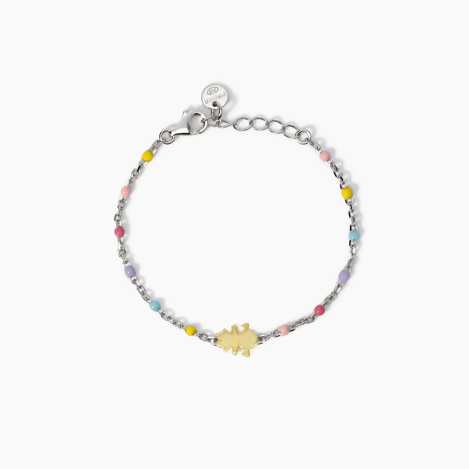 Bracciale multicolor da bimbaMia in oro 9k  Mabina