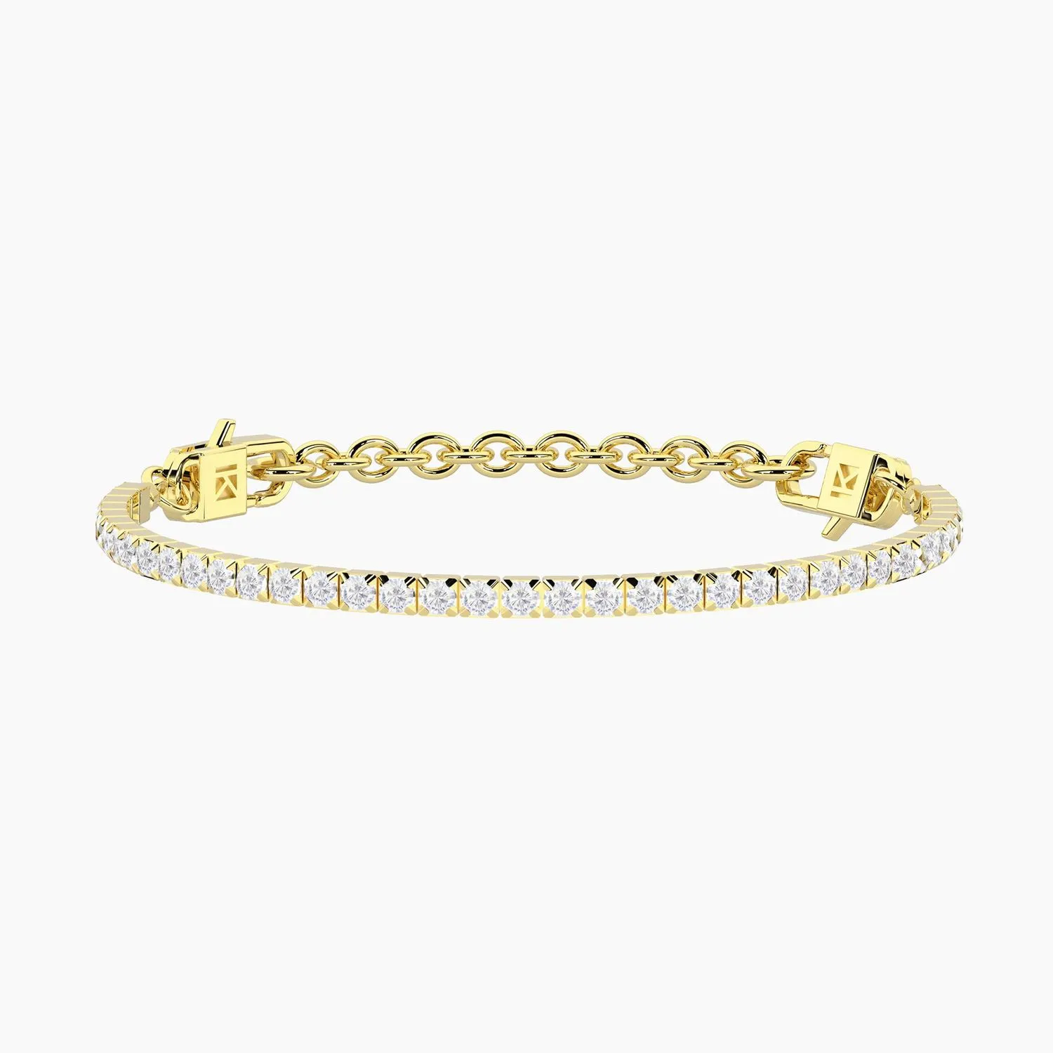 Bracciale tennis dorato componibile Kidult