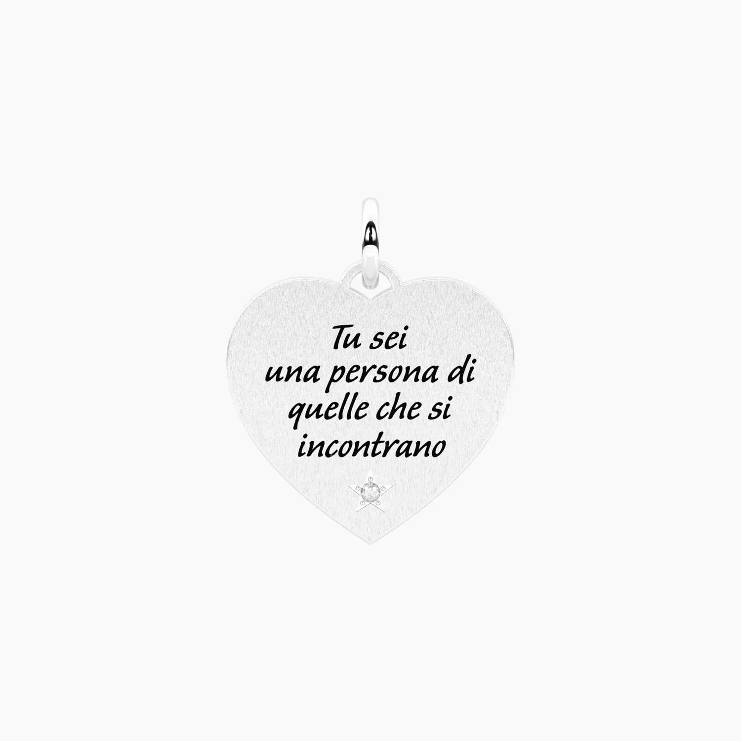 Ciondolo a forma di cuore con frase dickens Kidult