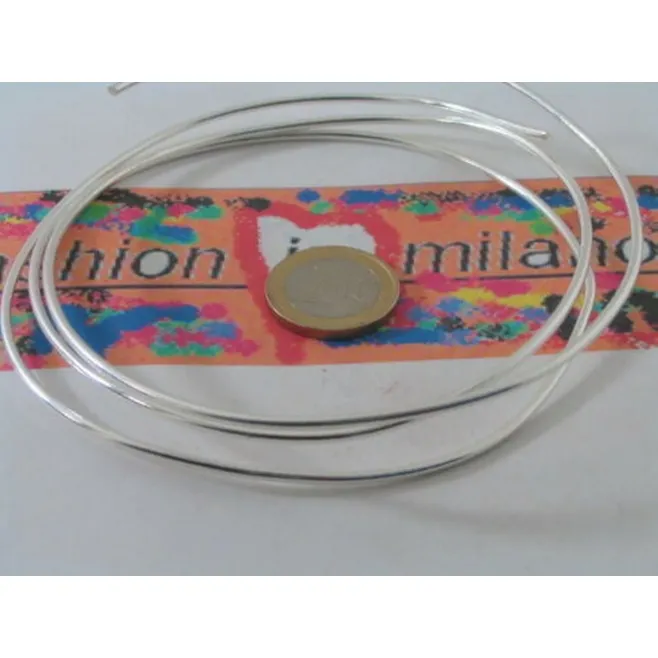 11 CM FILO IN ARGENTO 925  SEMICRUDO DIAMETRO DI 2 MM.