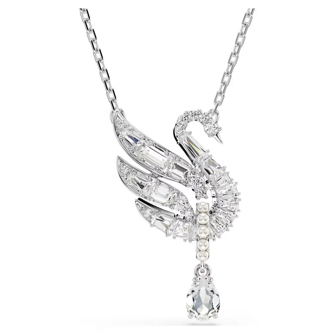 Collana Cigno Swan Swarovski