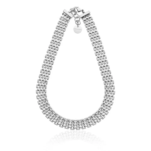 Collana Panther argentata