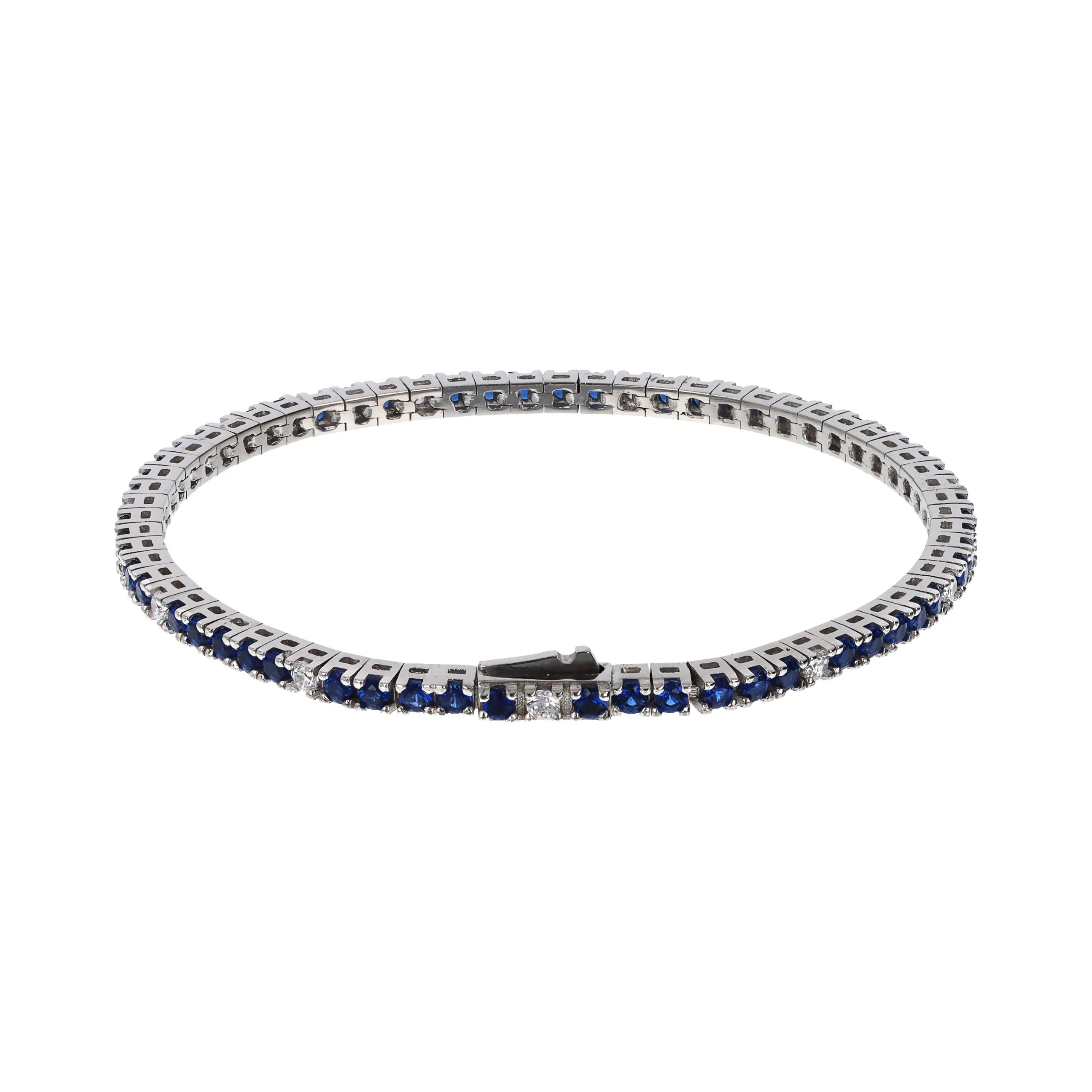 Bracciale Albert Tennis Bicolore con Cubic Zirconia