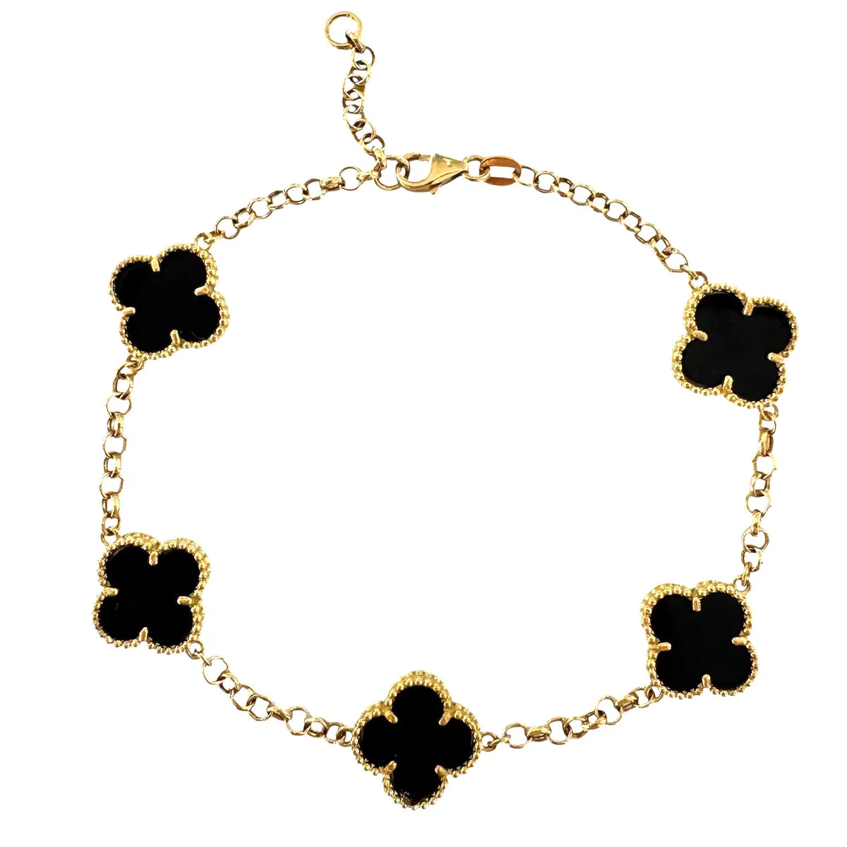 BRACCIALE FIORI ONICE