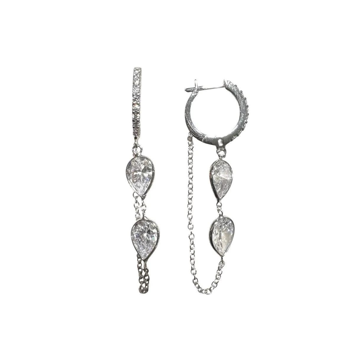 ORECCHINI PENDENTI GOCCE DI LUCE