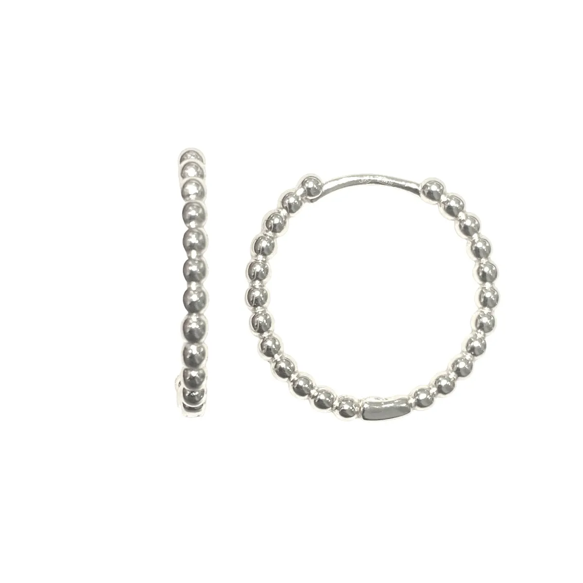 ORECCHINI CERCHIO BOLLE