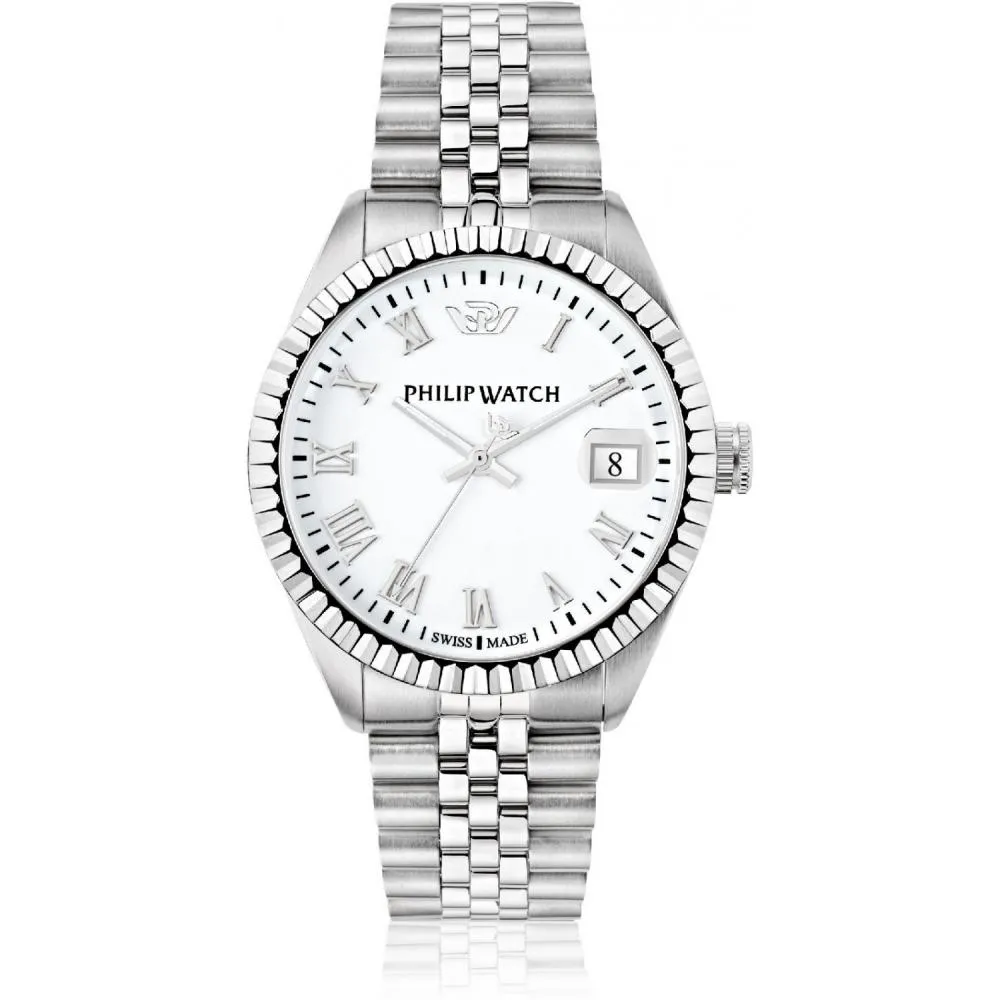 Orologio Donna PHILIP WATCH CARIBE R8253597022 Acciaio Bianco SWISS MADE